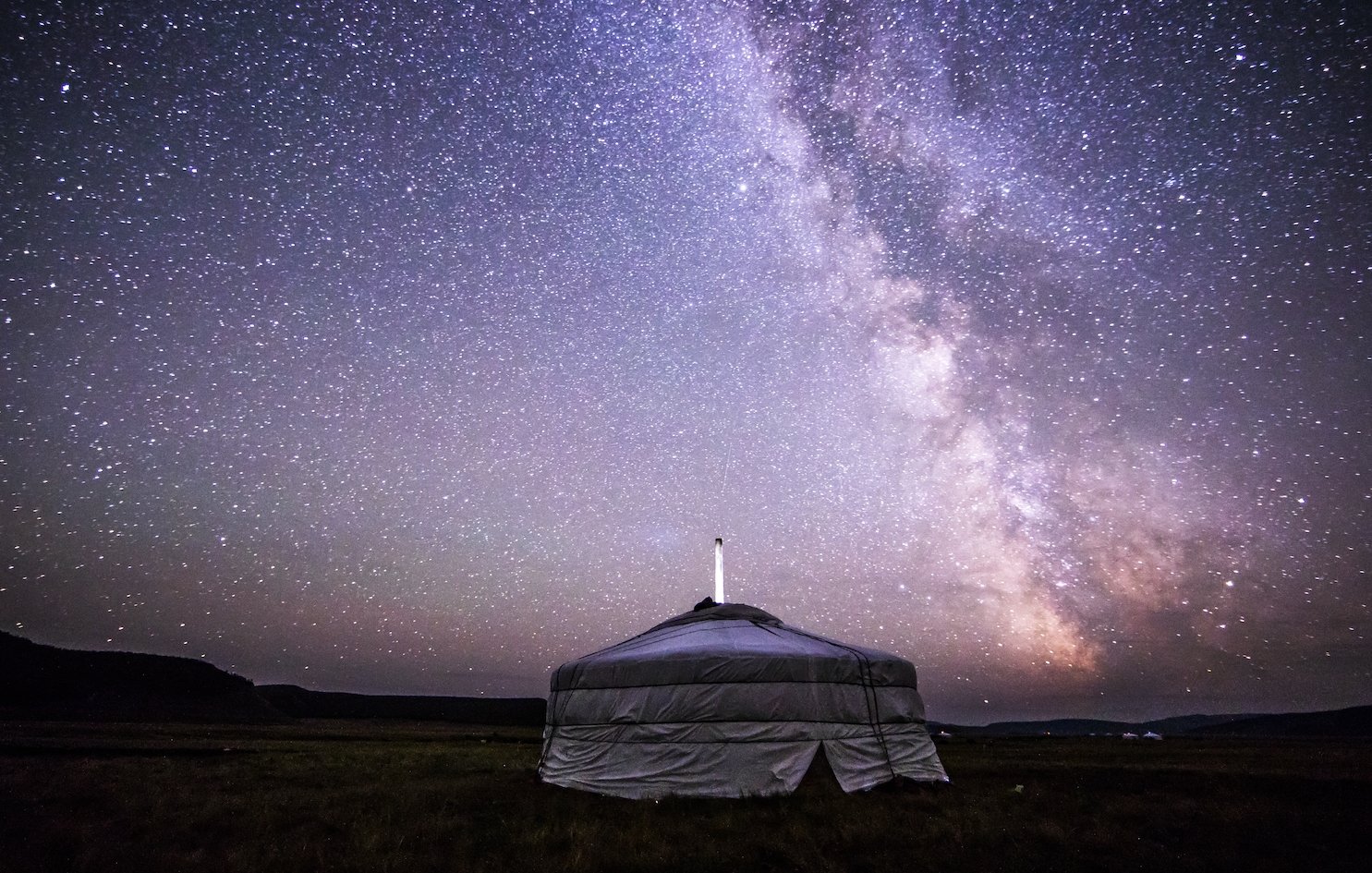Night sky in our guide to Mongolian Superstitions