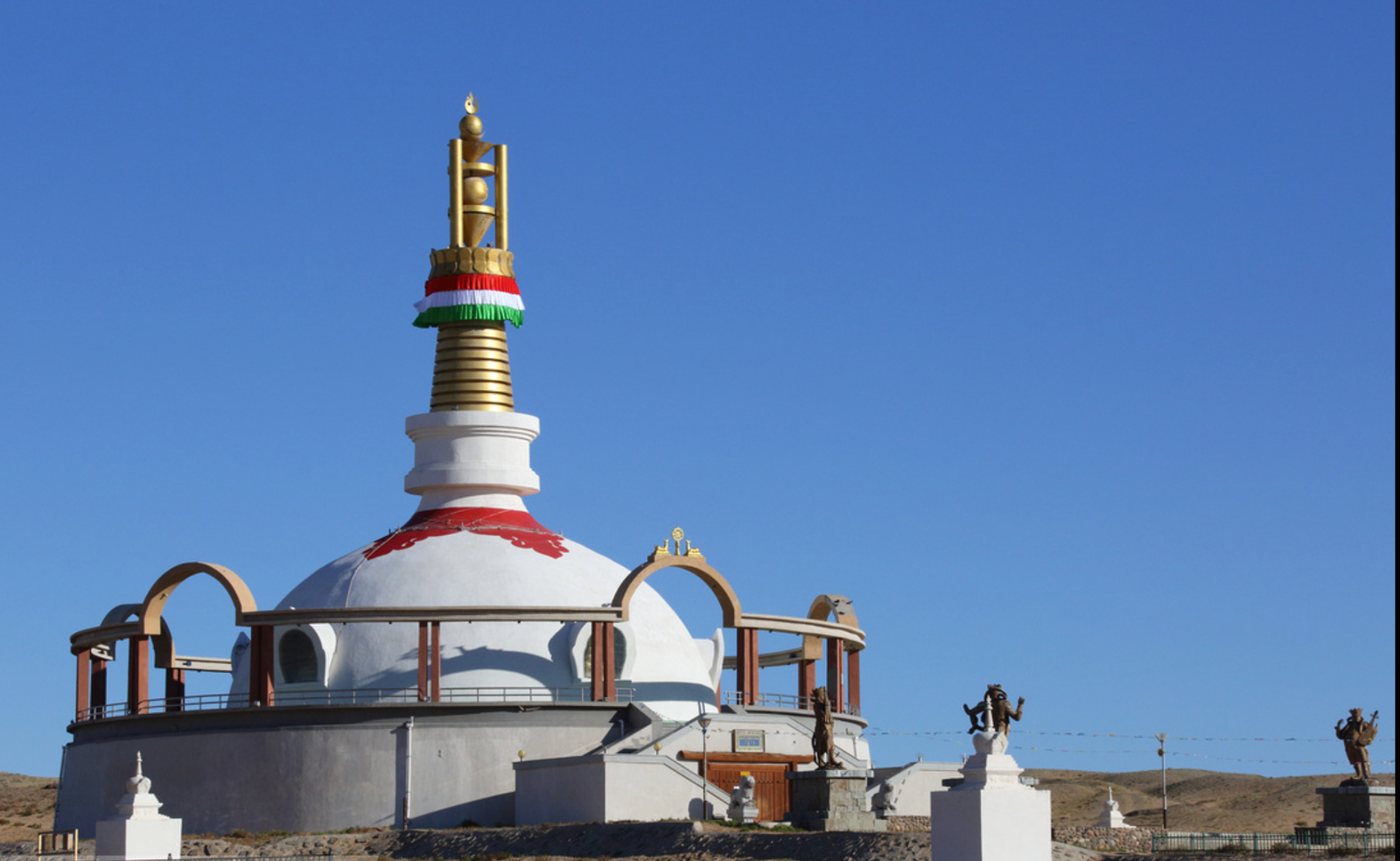 Khamariin Khiid Monastery -established in the 1830's and located close to Sainshand in Mongolia's south eastern Gobi Desert.