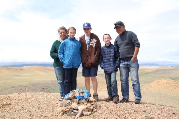 Touchton Family Gobi Desert Mongolia family tour