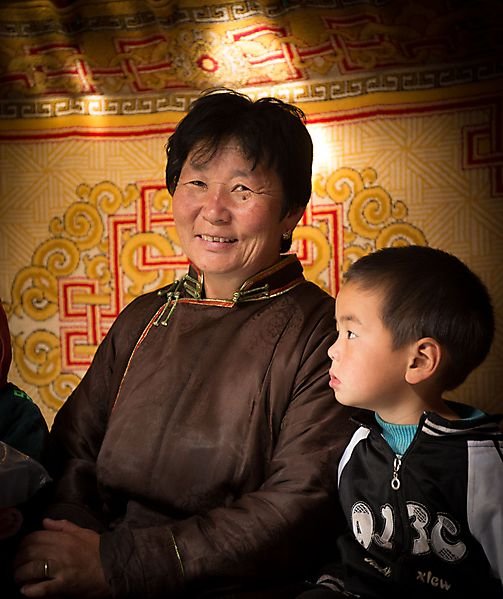 Namjilmaa in her Mongolian ger - together with Tomorbat, they help us to provide our local travel experiences in Mongolia
