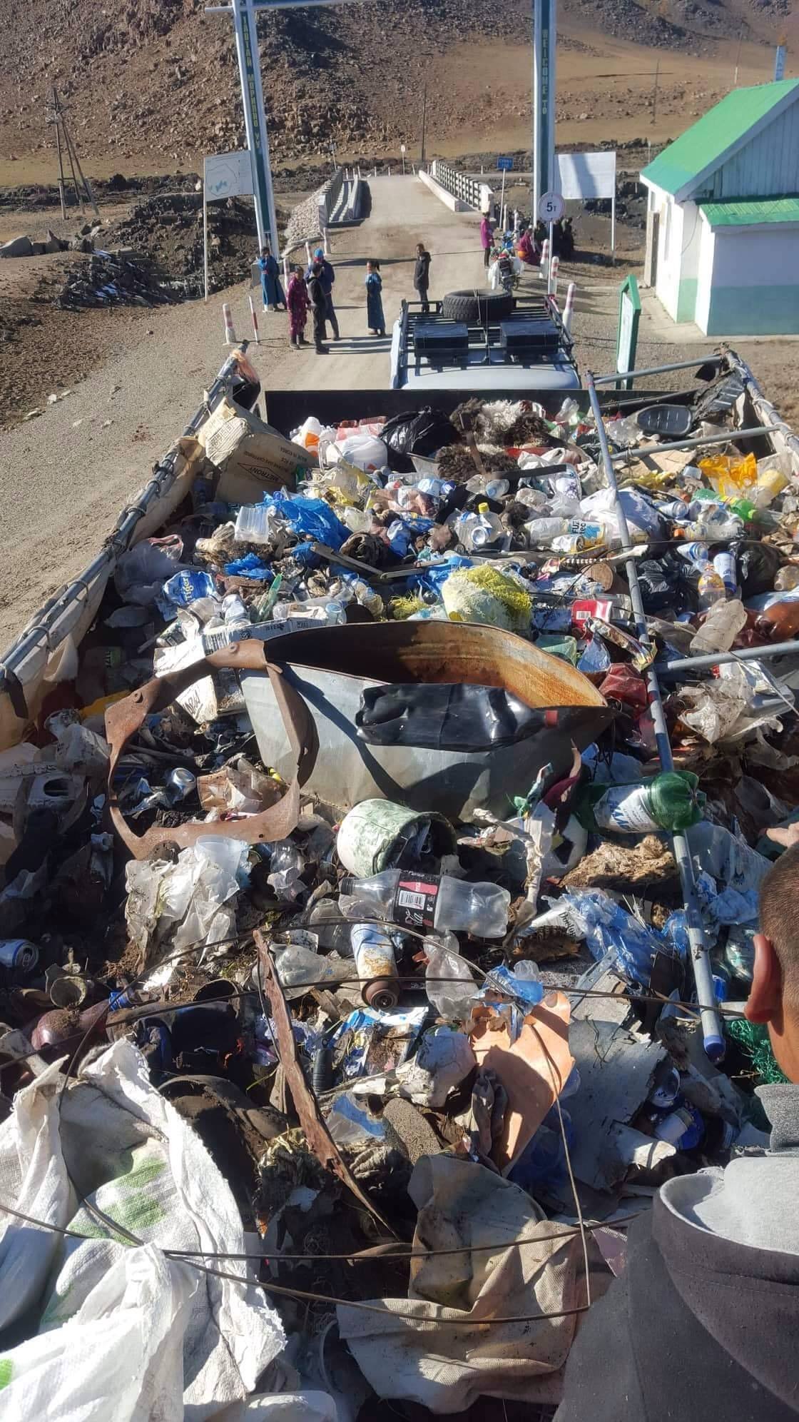 The rubbish we collected on our 2018 annual community national park clean up