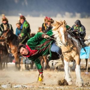 Traditional Kazakh horse games