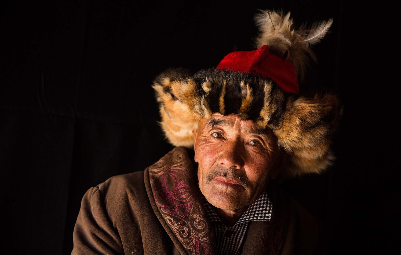 Kazakh eagle hunter in our blogpost about quotes about Mongolia