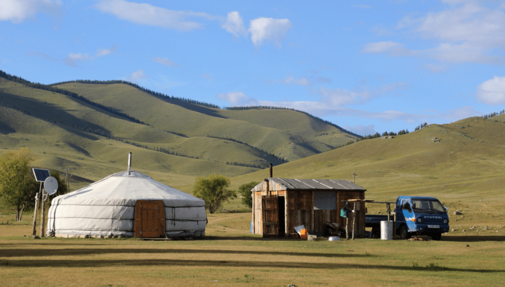 A Mongolian ger - Gorkhi Terelj National Park in summer in your guide to Mongolia's seaons
