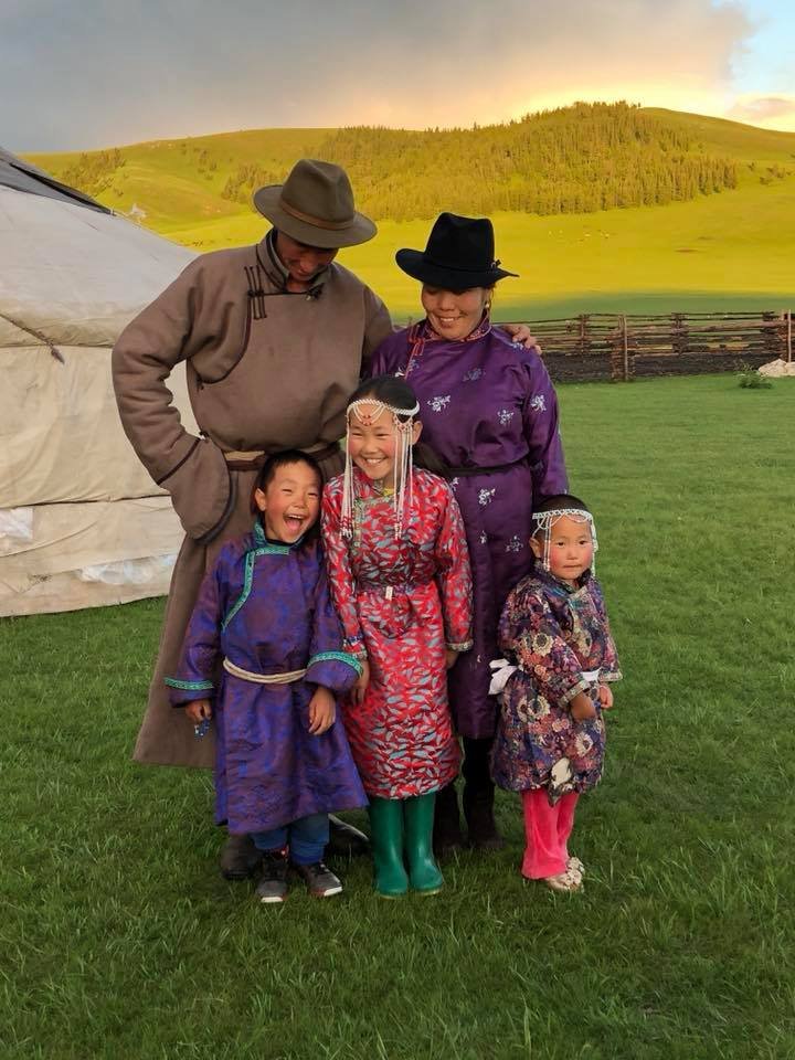 The Galbadrakh herding family - members of the Ar Arvidjin Delgerekh Cooperative Mongolia