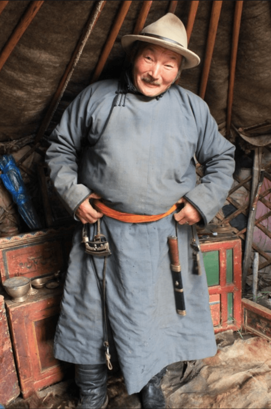 Dondov - a Mongolian herder and member of the Ar Arvidjin Delgerekh Cooperative Mongolia