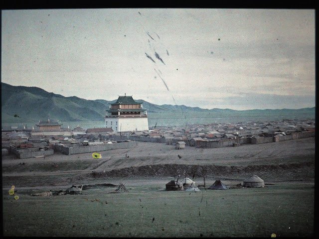 1913_in_Khuree - Gandan Monastery in Ulaanbaatar - Mongolia's capital city