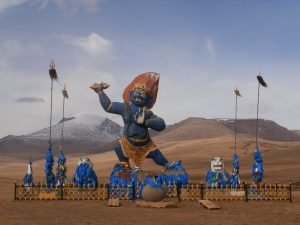 Protector Deity Ochirvan of Otgon Tenger Mountain in Mongolia