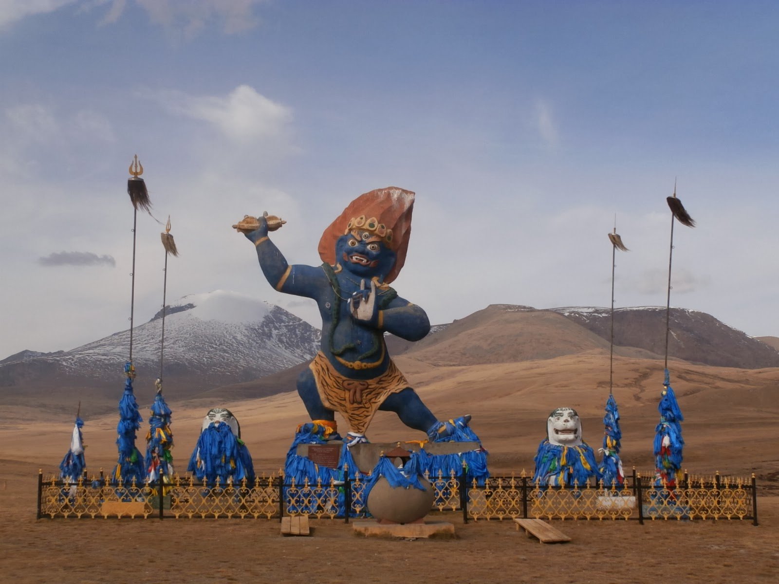 Protector Deity Ochirvan of Otgon Tenger Mountain in western Mongolia