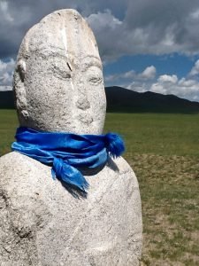 The day we spent with a Mongolian archaeologist. Man Stones - experience them as part of our archaeological Mongolia one day tour