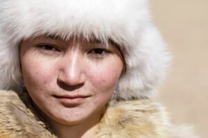 Kazakh eagle huntress Ahkelik