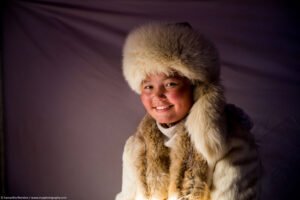 Kazakh eagle huntress Aisholpan