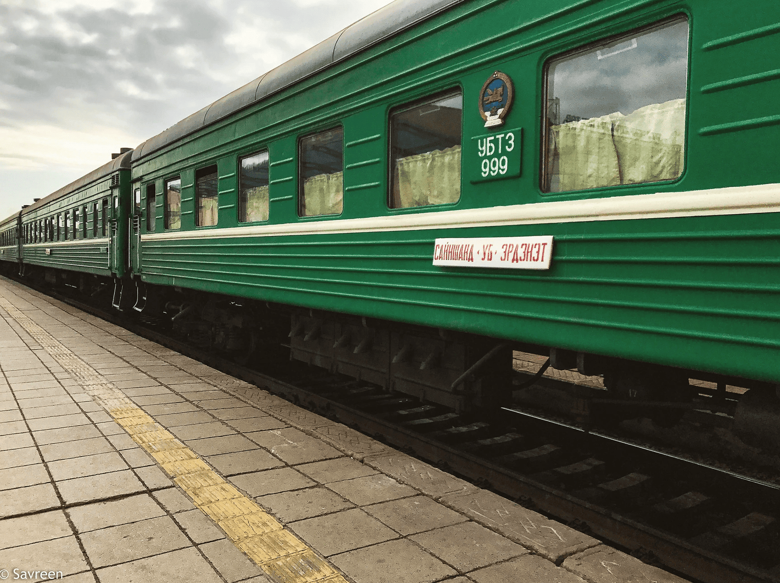 Local Trans Siberian train