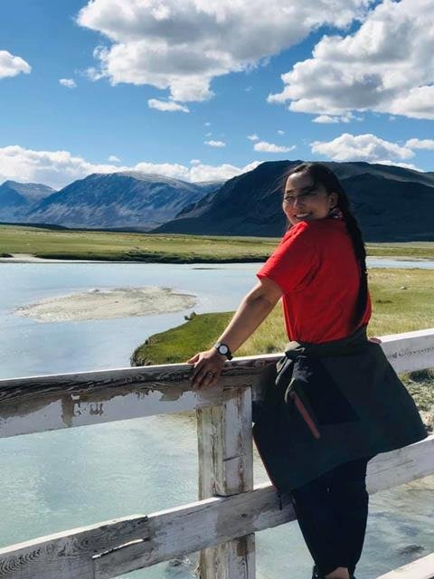 Pujee, one of our team of female Mongolian guides