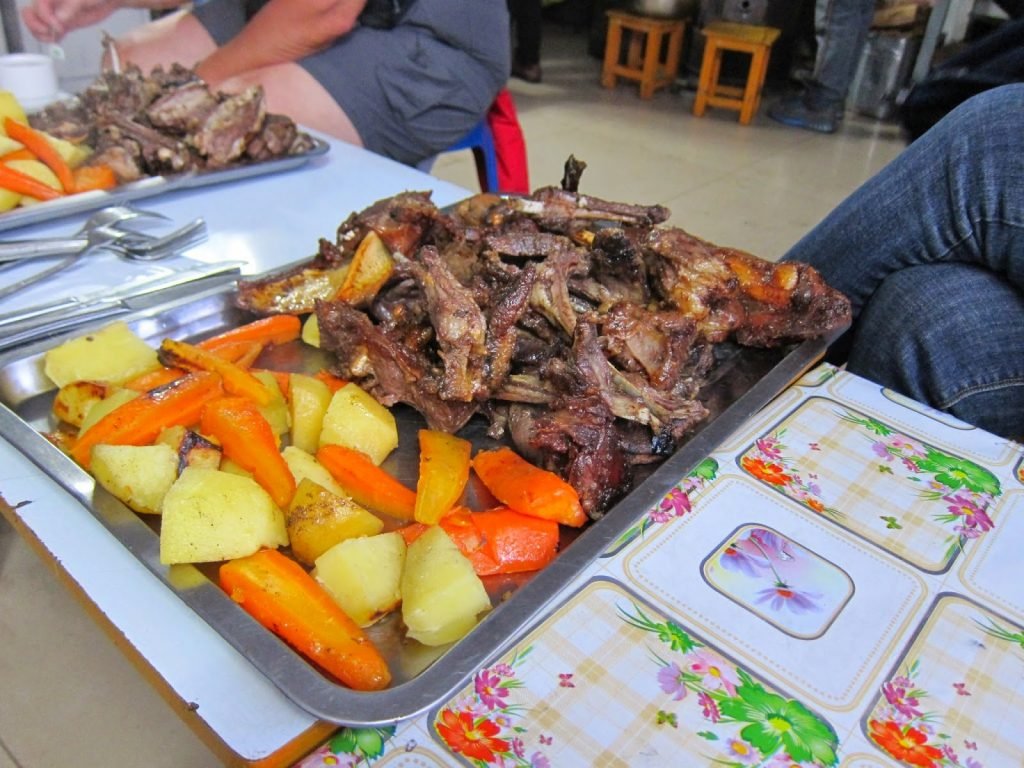 Traditional Mongolian barbecue