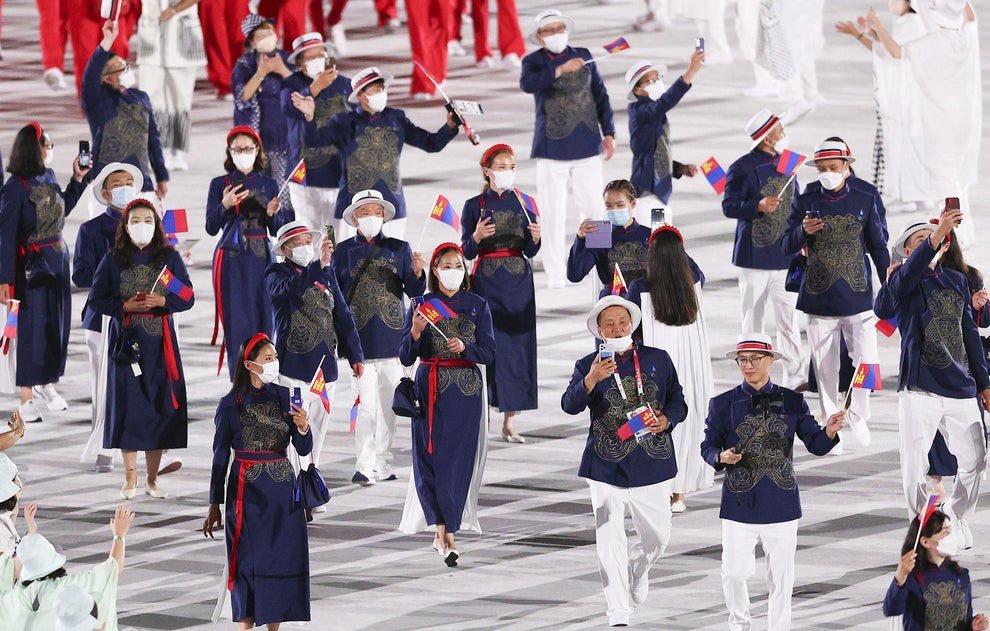 Mongolia and The Olympics - Mongolia's 2020 Olympics uniform