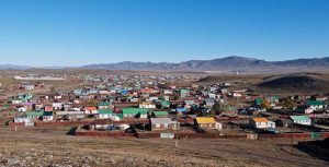Small town life in Mongolia