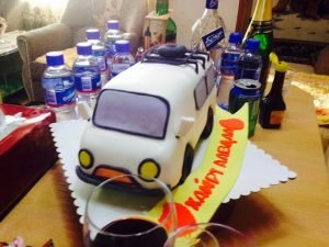 Russian 4x4 Furgon van as a cake