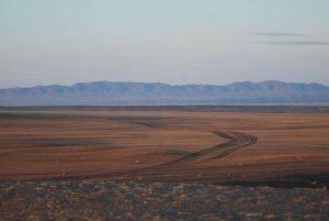 Mongolian dirt road
