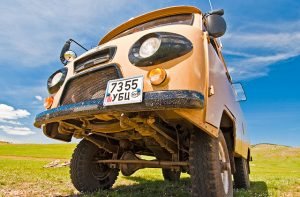 Mongolia's 4x4 Furgon van