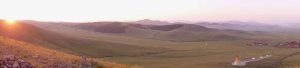 Panoramic view of Amarbayasgalant Monastery