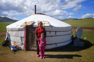 Mongolian ger Northern Mongolia