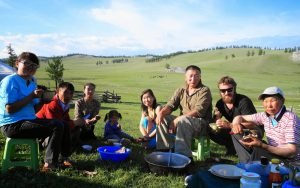 Mongolian barbecue celebration