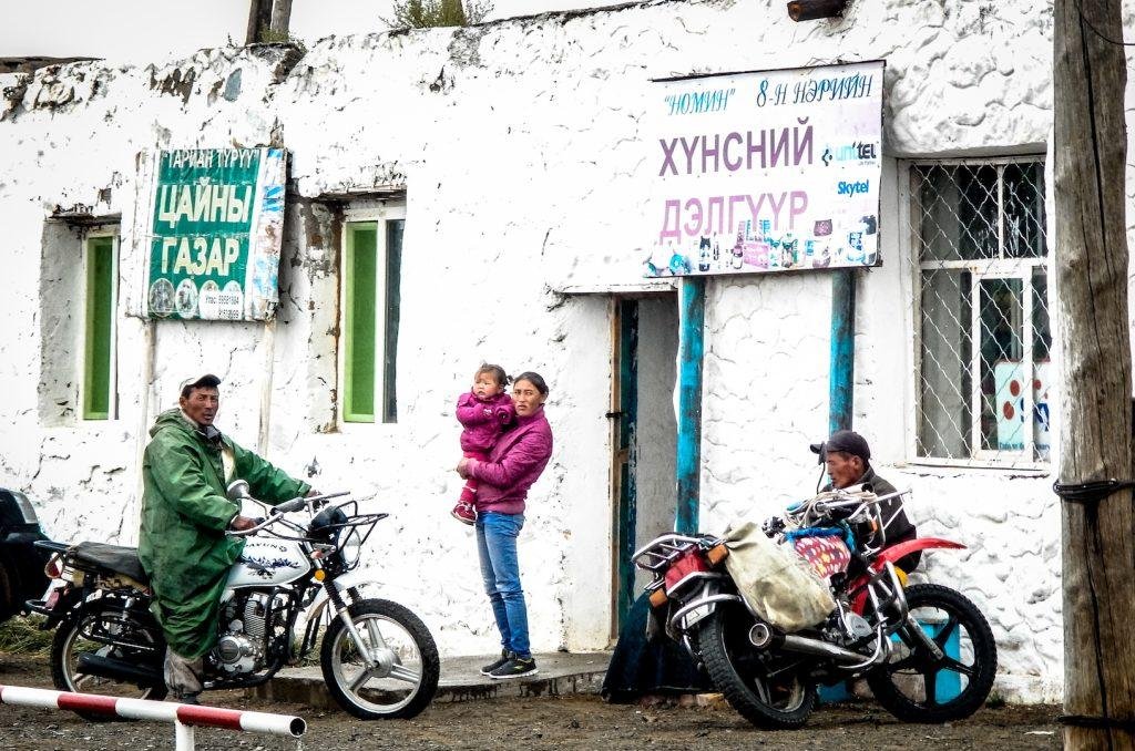 Small town life in Mongolia