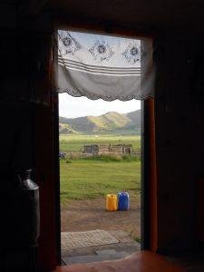 The view from Darsuren's home. Amarbayasgalant Mongolia