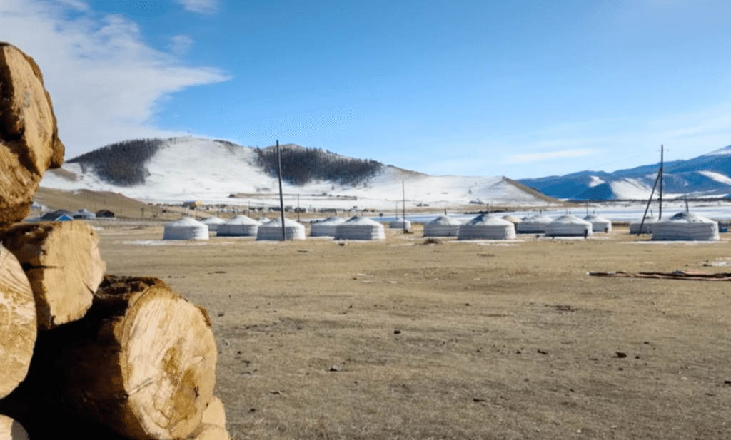 Surtiin Tulga Eco Camp at Terkhiin Tsagaan Nuur, run by Batbold and Jargaa, featured in BBC’s Race Across The World Series 6.