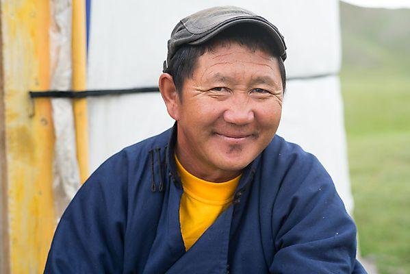 Mongolian male tourism driver