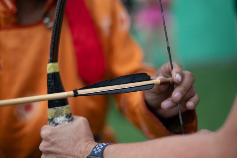 Tomorkhuu Batmunkh, one of Mongolia's to bow and arrow makers