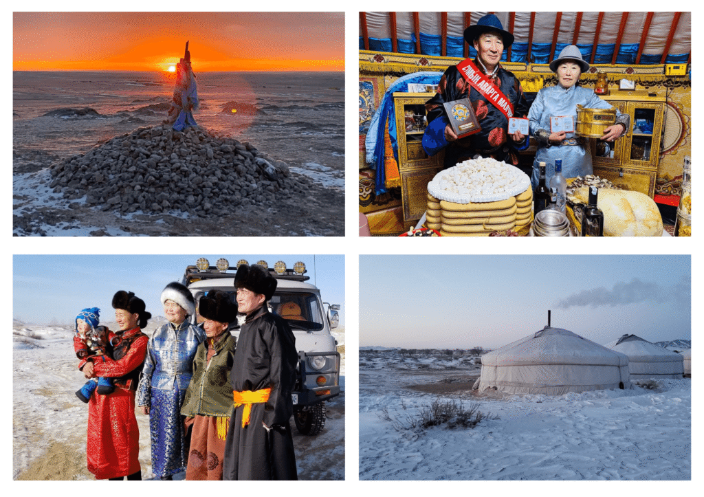 Images from our Tsagaan Sar Insight small group winter tour