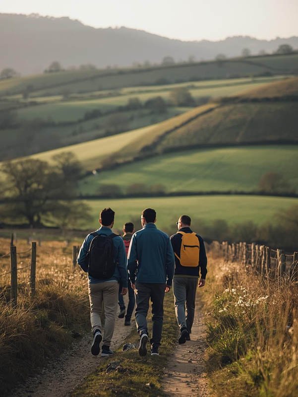 Rural Reset - men walking