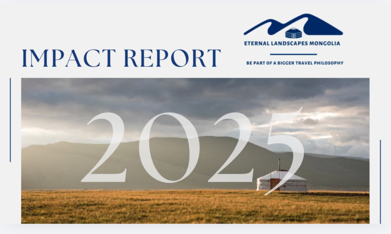 Cover for Eternal Landscapes Mongolia's 2025 Impact Report